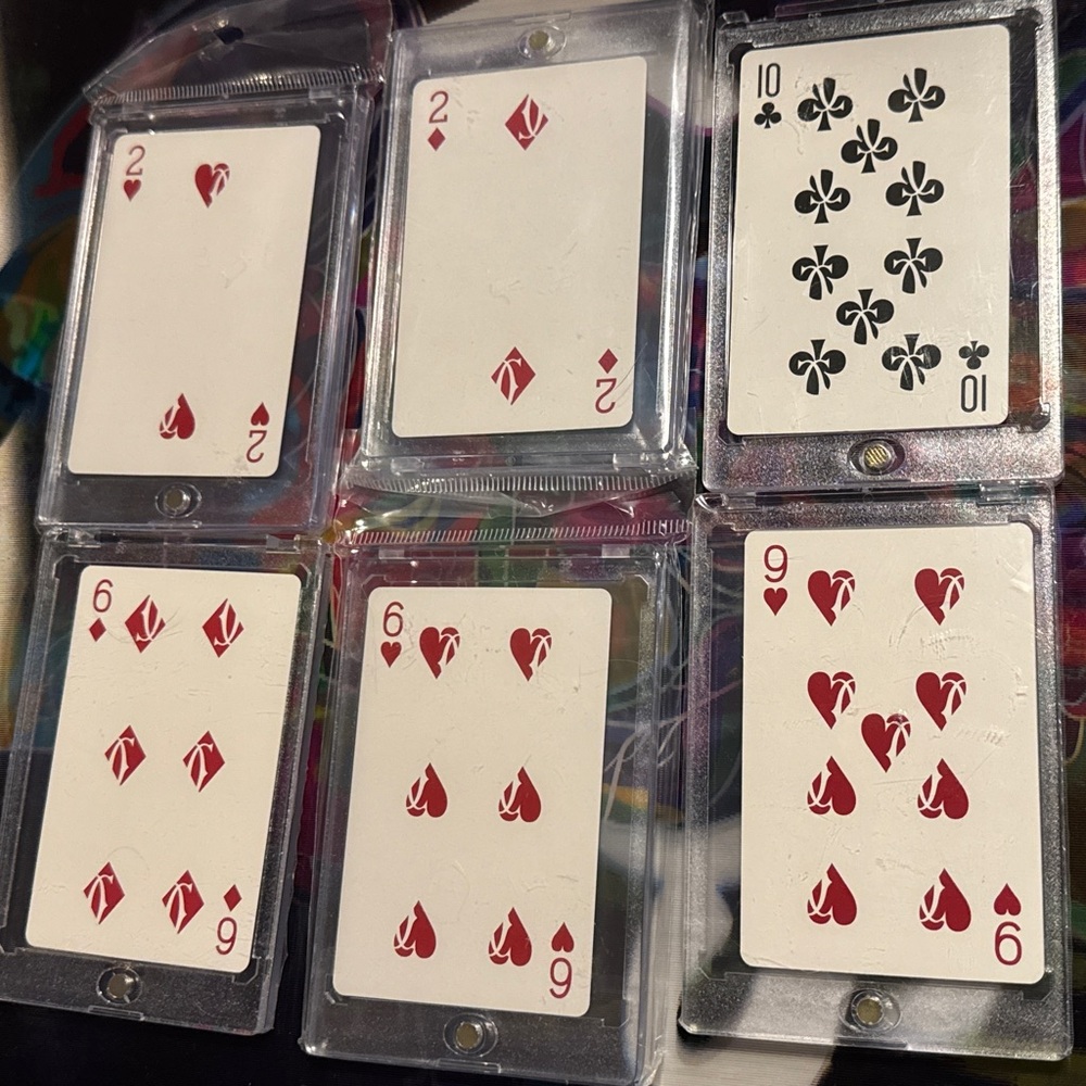 Cartier Red and Black Cards.